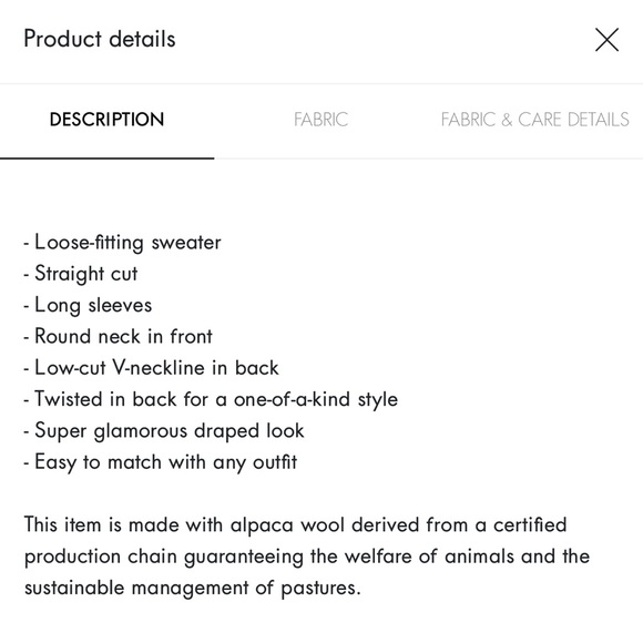 Ba&sh Fill Twisted back sweater Alpaca fur - Picture 4 of 13